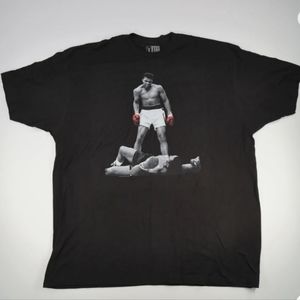 Official Muhammad Ali Shirt Size 2XL Unisex Black Tee